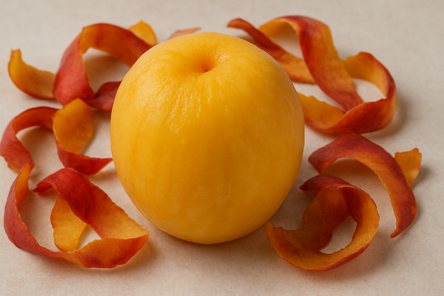 Como descascar pêssego com truque simples (Crédito: Delicioso)