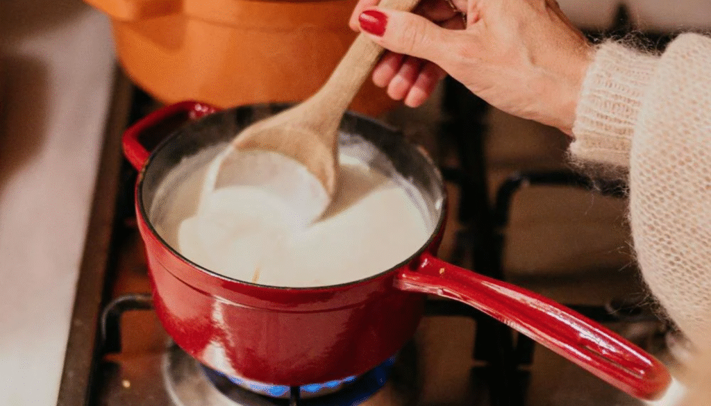 evitar líquido transborde da panela